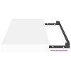 vidaXL Floating Wall Shelves 2 pcs White 50x23x3.8 cm MDF