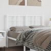 vidaXL Metal Headboard White 120 cm
