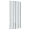 vidaXL Roof Panels 36 pcs Galvanised Steel Anthracite 80x36 cm