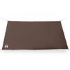 vidaXL Camping Tarp Brown 366x306 cm Waterproof