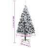 vidaXL Artificial Pre-lit Christmas Tree with Stand Green 400 cm PVC