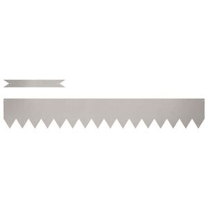 vidaXL Lawn Edging 10 pcs Brown 100 x 0.05 x 15 cm Weathering Steel