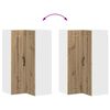 vidaXL Dishwasher Panel Lucca Artisan Oak 57 x 57 x 100 cm