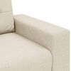 vidaXL Sofa 2 pcs Beige Linen