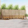 vidaXL Outdoor Sofa Set 8 pcs Natural Solid Acacia Wood