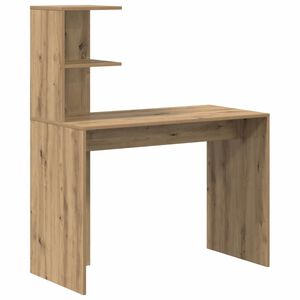 vidaXL Desk Artisan Oak 102 x 50 x 124 cm Engineered Wood