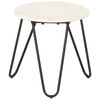 vidaXL Side Table | White and Black