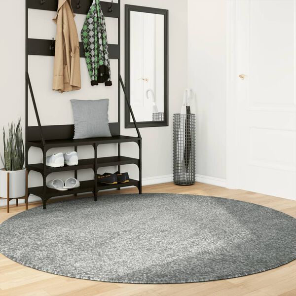 vidaXL Shaggy Rug PAMPLONA High Pile Modern Green &Oslash; 200 cm