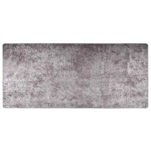 vidaXL Rug Washable 80x300 cm Grey