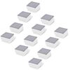 vidaXL LED Inground Lights 12 pcs 100x100x68 mm
