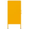 vidaXL Sideboard Mustard Yellow 36x39x79 cm Steel