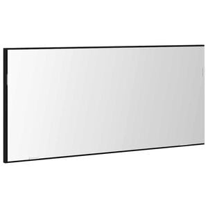 vidaXL Mirror Black oak 80 x 37 cm Glass and Engineered Wood