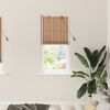 vidaXL Roller Blind with Curtains Manual Nature 60 x 220 cm Bamboo