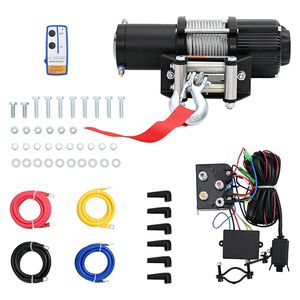 vidaXL Electric Winch 12 V 4500 lbs 2040 kg with Remote Control