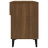 vidaXL Shoe Cabinet Brown Oak 102x35x55 cm Engineered Wood