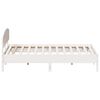 vidaXL Bed Frame without Mattress White 180x200 cm Super King Solid Wood Pine