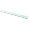 vidaXL Glass Panel | Set of 2 | Clear | Tempered Glass | 110 x 12 cm | Durable