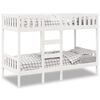 vidaXL Bunk Bed White 90x190 cm Solid Wood Pine