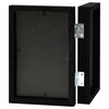 vidaXL Bifold Photo Frame Collage Black 2x