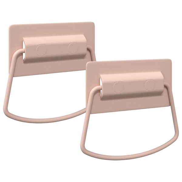 vidaXL Cabinet Handles 2 pcs Pink 85 x 45 mm Metal