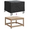 vidaXL Furniture Cover Plain Black 82 x 82 x 50 cm Fabric