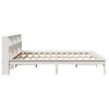 vidaXL Bed Frame without Mattress White 200x200 cm Solid Wood Pine