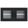 vidaXL Kitchen Cabinet Kalmar Black 80 x 31 x 40 cm Engineered Wood
