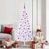 vidaXL Artificial Christmas Tree with Stand White 180 cm PVC and Steel