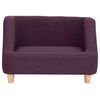 vidaXL Dog Sofa Burgundy 60x37x39 cm Linen