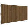 vidaXL Wall Headboard Honey Brown 140x3x60 cm Solid Wood Pine