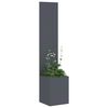 vidaXL Garden Privacy Screen Anthracite 32 x 140 cm Cold-rolled steel
