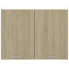 vidaXL Hanging Cabinet Sonoma Oak 80x31x60 cm Engineered Wood