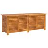vidaXL Garden Storage Box with Louver 150x50x56 cm Solid Wood Acacia
