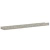 vidaXL Wall Shelves 2 pcs Concrete Grey 60x9x3 cm