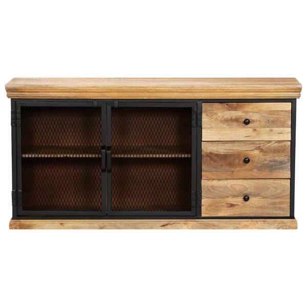 vidaXL Sideboard 150x40x75 cm Solid Mango Wood