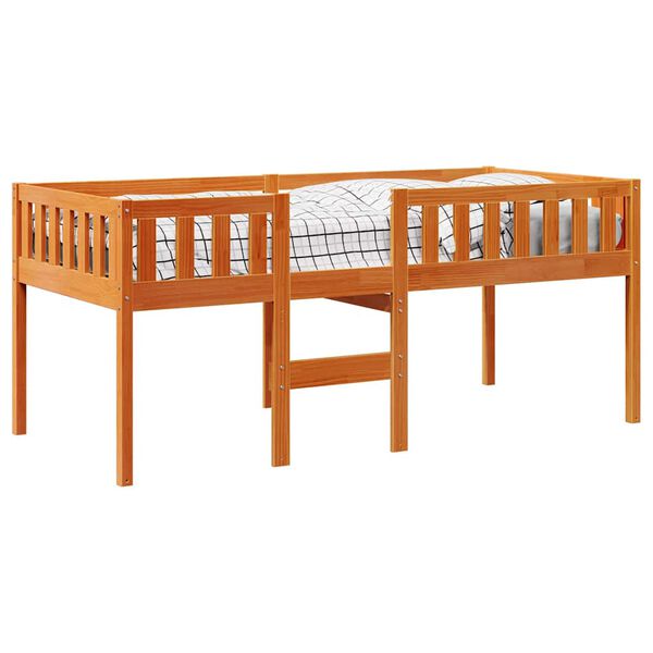 vidaXL Children's Bed without Mattress Wax Brown 90x190 cm Solid Wood Pine