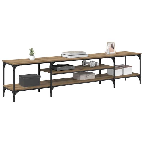 vidaXL TV Cabinet Artisan Oak 201 x 35 x 45 cm