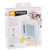 Ferplast 2-Way Manual Cat Flap Swing 1SB White 72101011