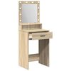 vidaXL Dressing Table Sonoma Oak 50 x 41 x 135 cm Engineered Wood