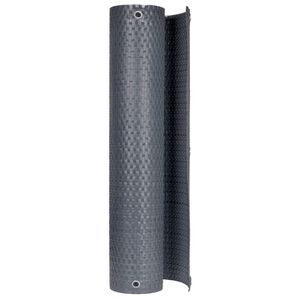 vidaXL Balcony Screen with Eyelets 400 x 90 cm Poly Rattan Anthracite