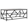 vidaXL Coffee Table Grey Sonoma 100x50x40 cm Engineered Wood