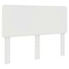 vidaXL Headboard with Headboard Gloss White 150 cm Engineered wood