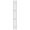 vidaXL Firewood Rack Matt Black 110x28x312 cm Steel