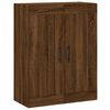 vidaXL Wall Mounted Cabinet Brown Oak 69.5x34x90 cm Engineered Wood