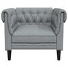 vidaXL Sofa Light Grey 78.5 x 74.5 x 74.5 cm Polyester