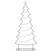 vidaXL Metal Christmas Tree with Stand Black 210 cm Steel