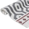 vidaXL Rug Grey 160x230 cm Cotton