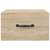 vidaXL Wall-mounted Bedside Cabinets 2 pcs Sonoma Oak 35x35x20 cm