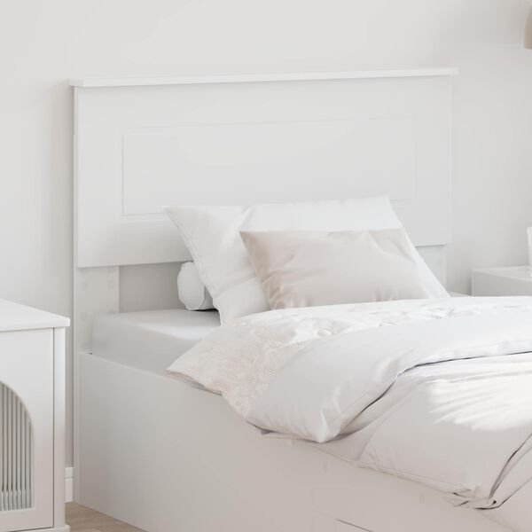 vidaXL Headboard with Headboard White 75 cm Engineered wood