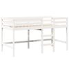 vidaXL Loft Bed with Ladder and Roof without Mattress White 80x200 cm